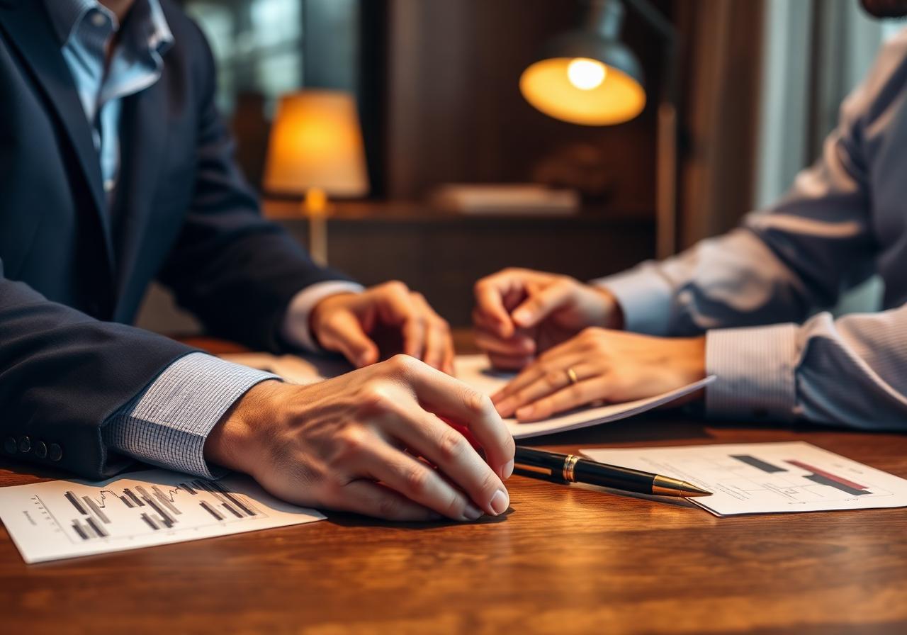 Sessão de consultoria estratégica com lideranças